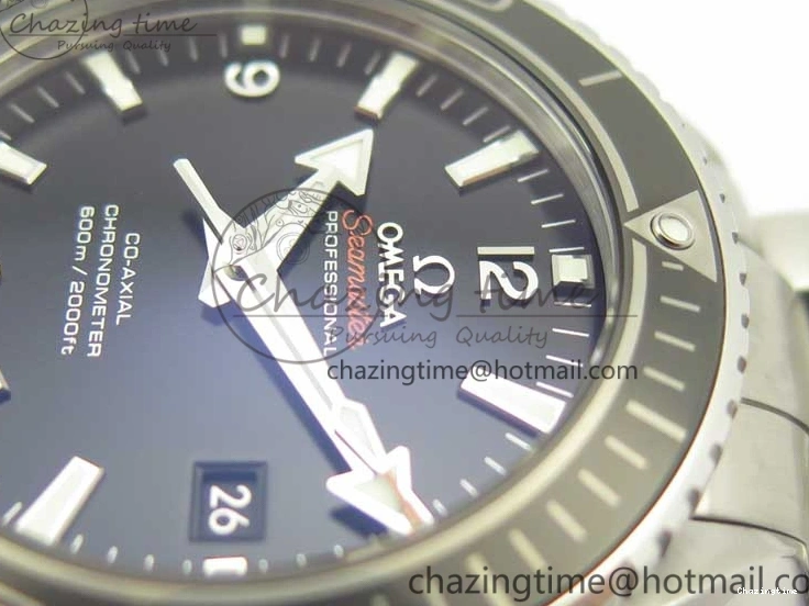 0208 EyeCatching Planet Ocean Professional Ceramic Bezel 45.5mm 1:1 VSF Best Edition Silver Markers on SS Bracelet A8500 Super Clone 8050